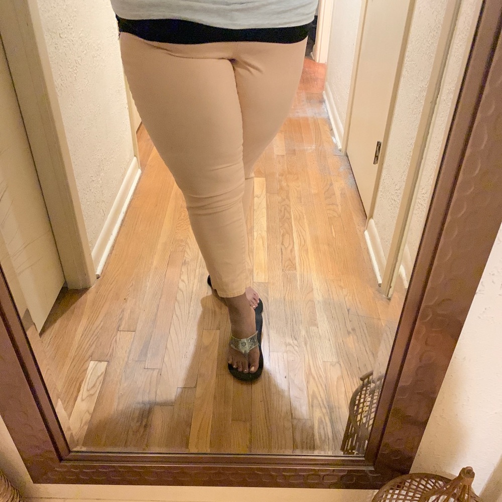 ‼️2/$18‼️ Pink red camel straight leg pants